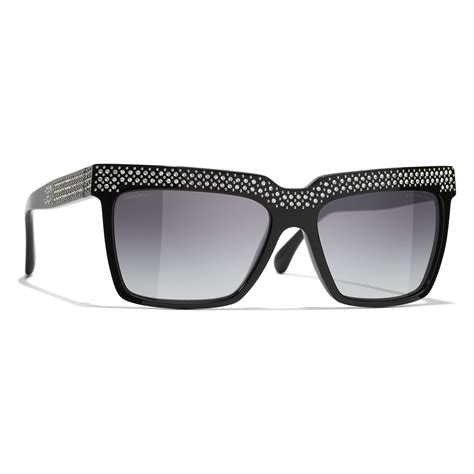 CHANEL Sunglasses: Square Sunglasses, acetate & strass — Fashion 